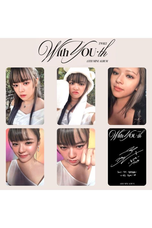 TWICE Jeongyeon '' With Youth '' Photocard Set