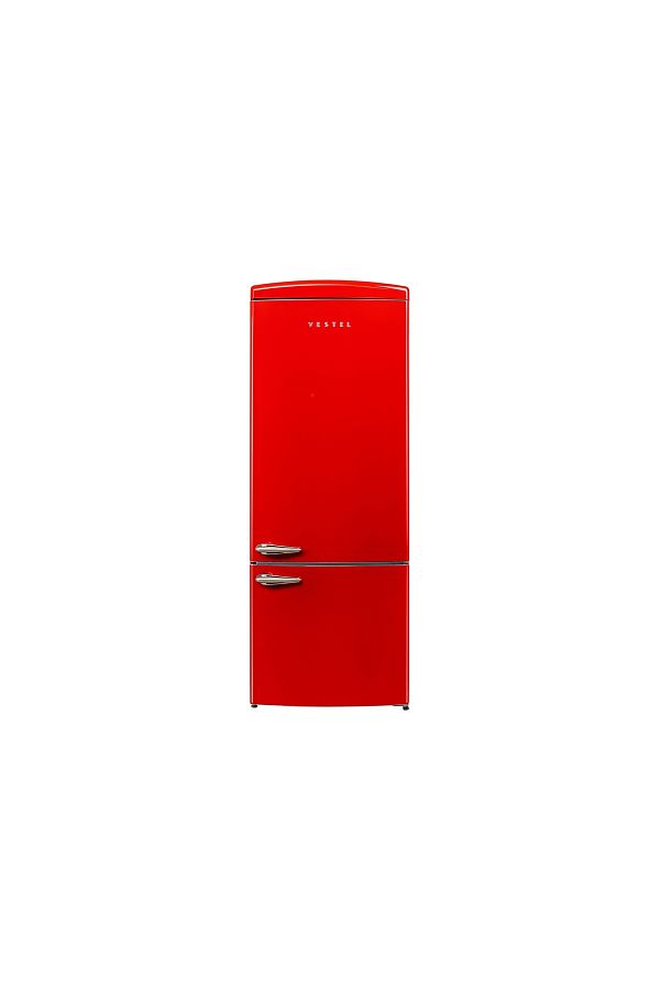 VESTEL RETRO NFK52211 Kırmızı 471 Lt No-Frost Buzdolabı