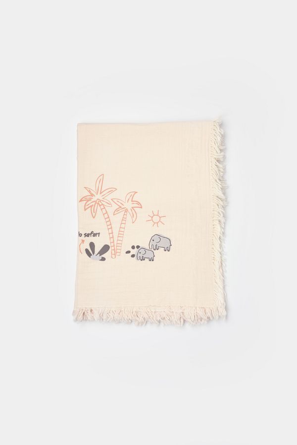 Hello Safari Muslin Bebek Battaniyesi 110/110