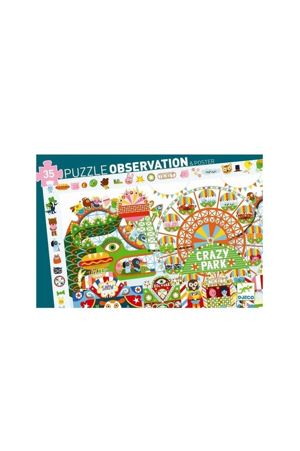 Puzzle 35 Parça - Crazy Park