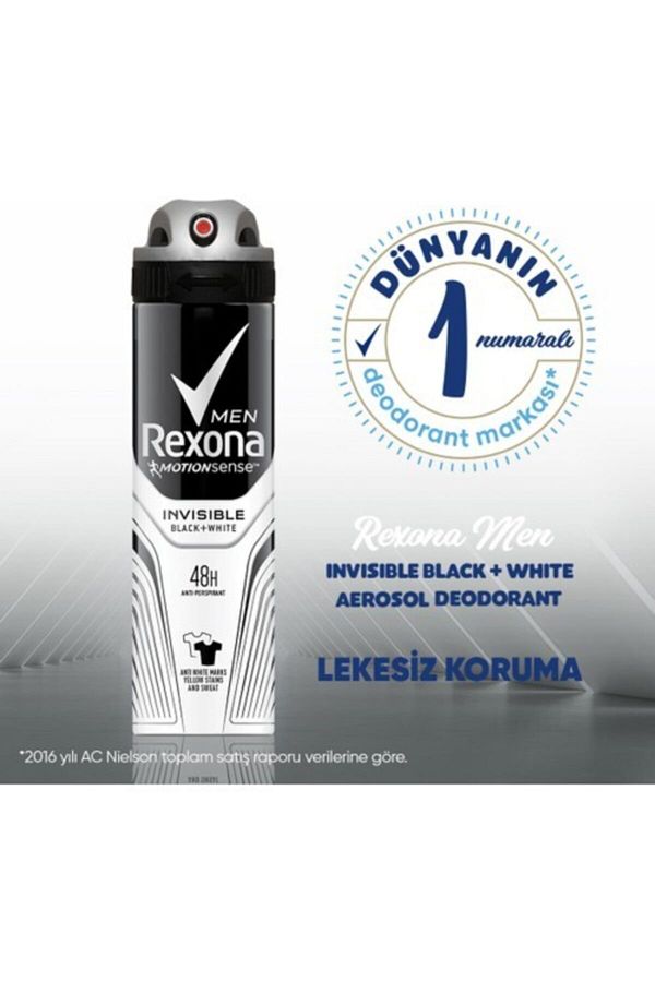 Men Invisible Black Aerosol 150Ml_2