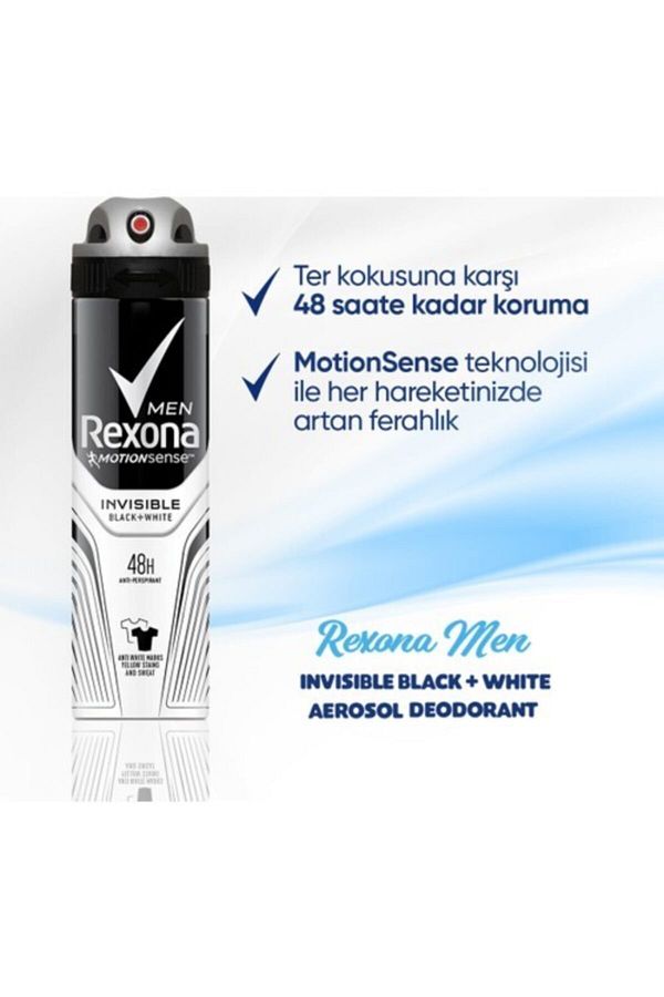 Men Invisible Black Aerosol 150Ml_5