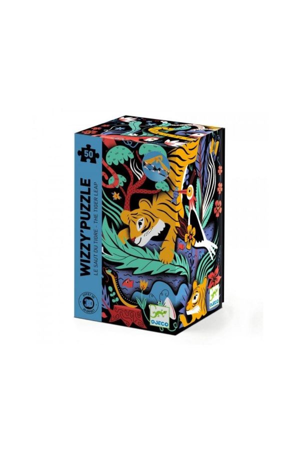 Wizzy Puzzle 50 Parça - The Tigers Leap