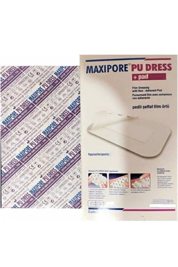Maxipore Pu Şeffaf Su Geçirmez Yara Pedi 9 X 30