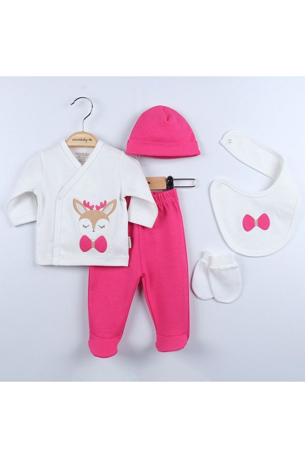 Baby Geyikli 5'li Bebek Zıbın Seti 4766