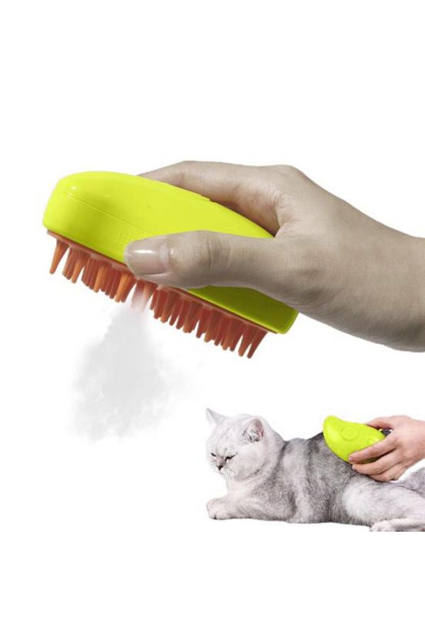 PET BRUSH KEDİ & KÖPEK BUHARLI TARAK (FARKLI RENKLERDE GÖNDERİLECEKTİRsevgipet