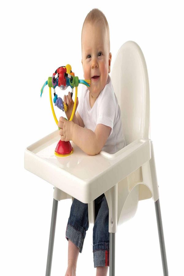 Vakumlu Mama Sandalyesi Oyuncağı Çıngırak Diş Kaşıyıcı_3