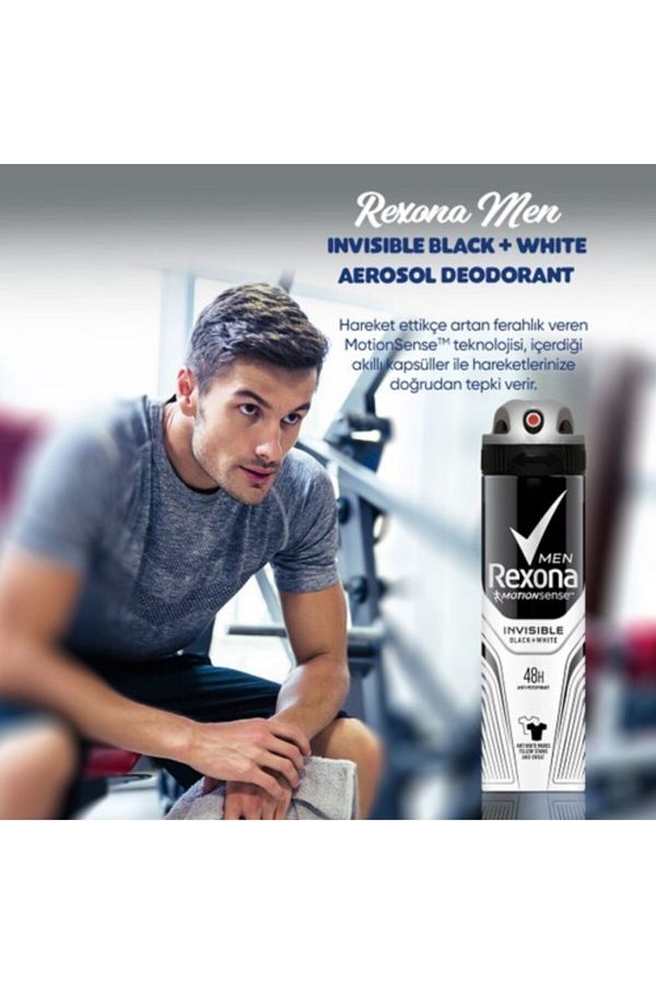Men Invisible Black Aerosol 150Ml_3