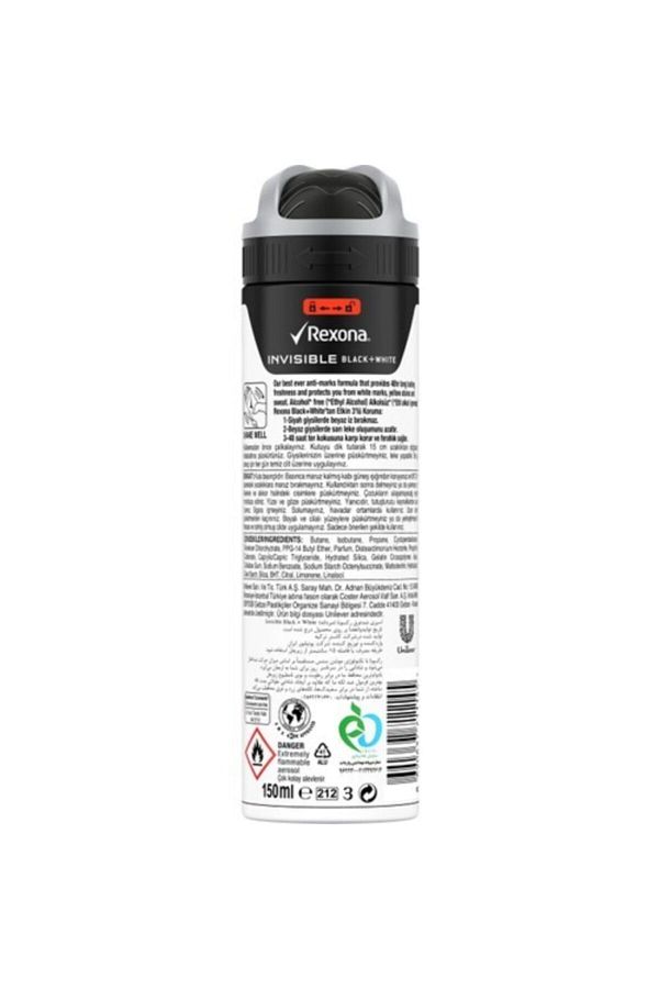 Men Invisible Black Aerosol 150Ml_6