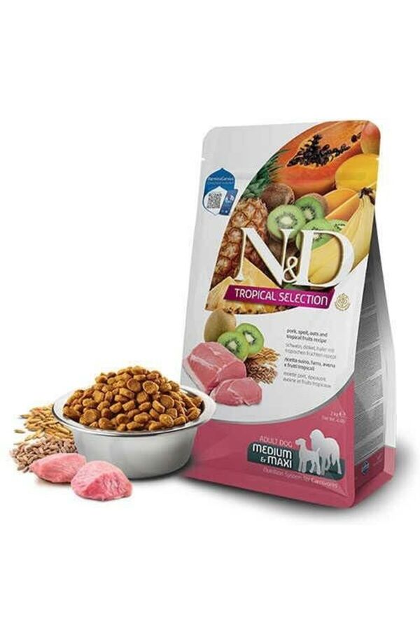N-d Tropical Selection Yaban Domuzlu Tropikal Meyveli Orta Ve Büyük Irk Yetişkin Köpek Maması 2 Kg