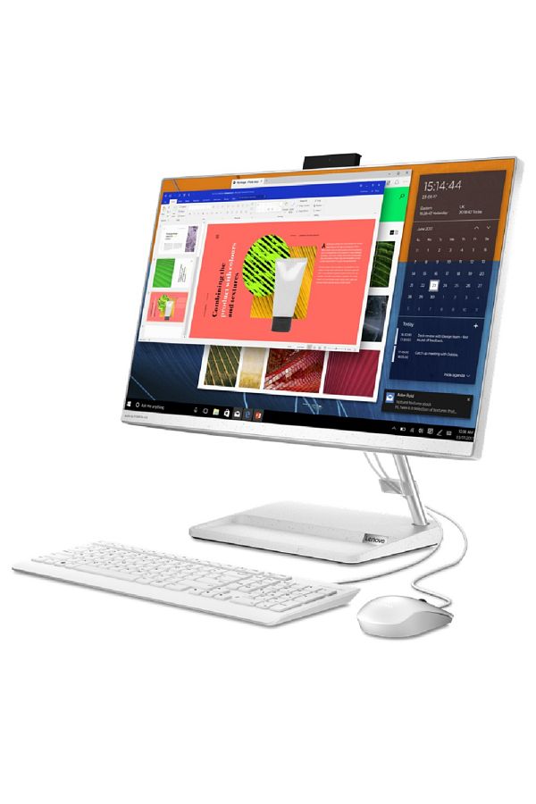 LENOVO Intel i5-12450H 8GB 1TB SSD FreeDos 27 IPS FHD F0GJ00GSTX-81 Beyaz AIO Bilgisayar - Görsel 2
