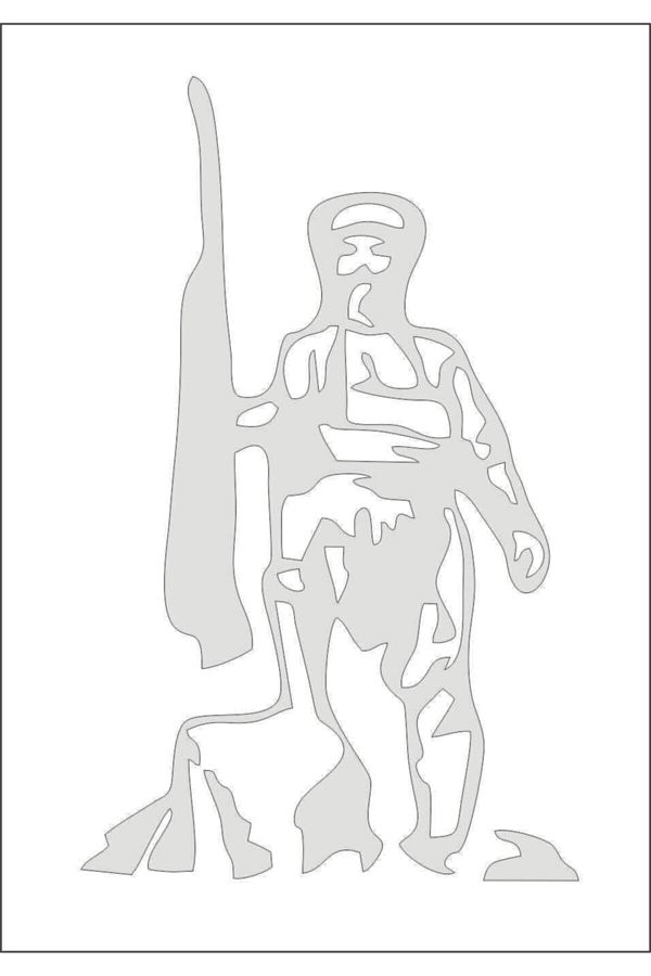Zeybek Efe Izmir Aydın Ege Şeffaf Sticker (40x25 Cm) 00892_0