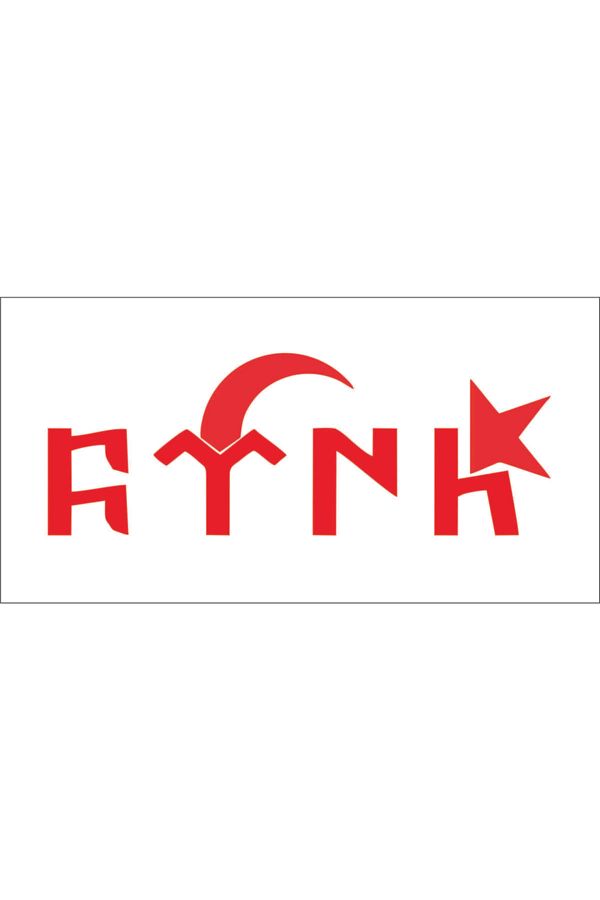 Göktürk Göktürkçe Türk Yazısı Sticker (12x4,5 Cm) 00899_0