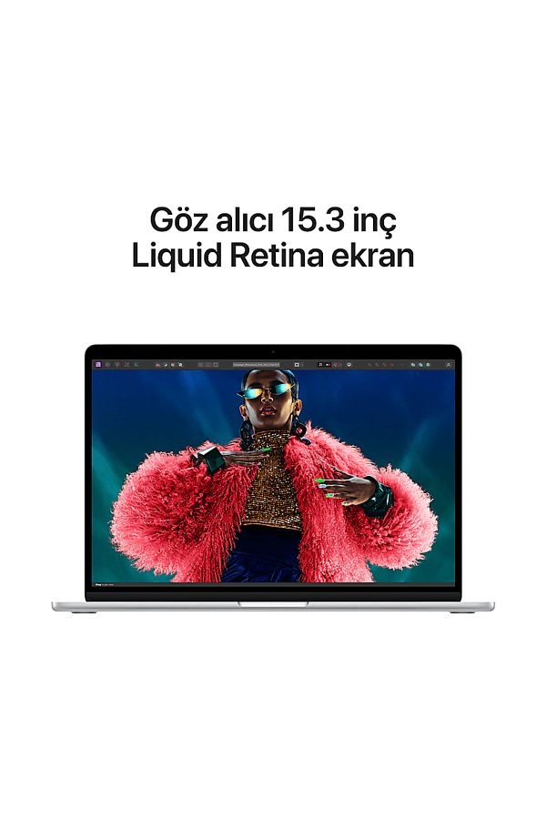 Apple MRYQ3TU/A/Macbook Air/M3/8/512/10/15 inç /Silver - Görsel 4