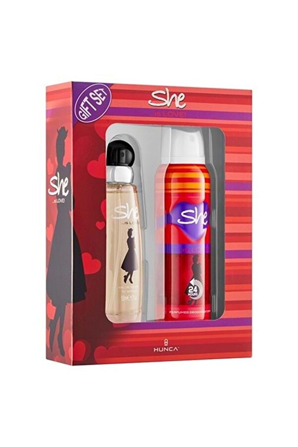 Love Kadın Parfüm Seti 50 ml Edt 150 ml Deodorant