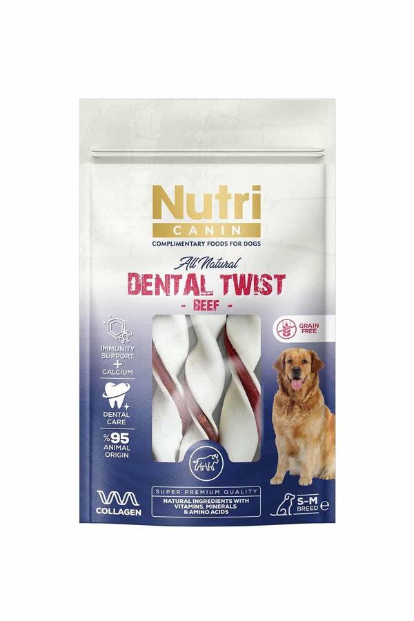 Biftekli Dental Kemik Köpek Ödülü 80 Gr
