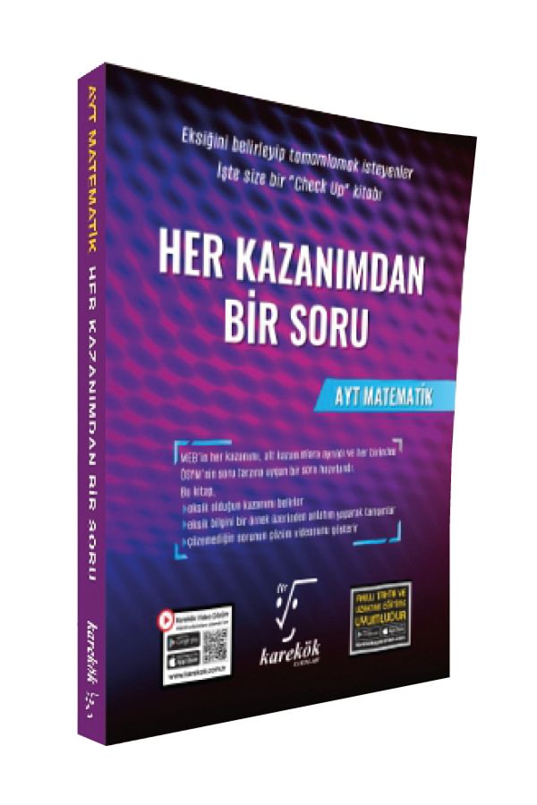 Karekök AYT Matematik Her Kazanımdan Bir Soru (Yeni Baskı)