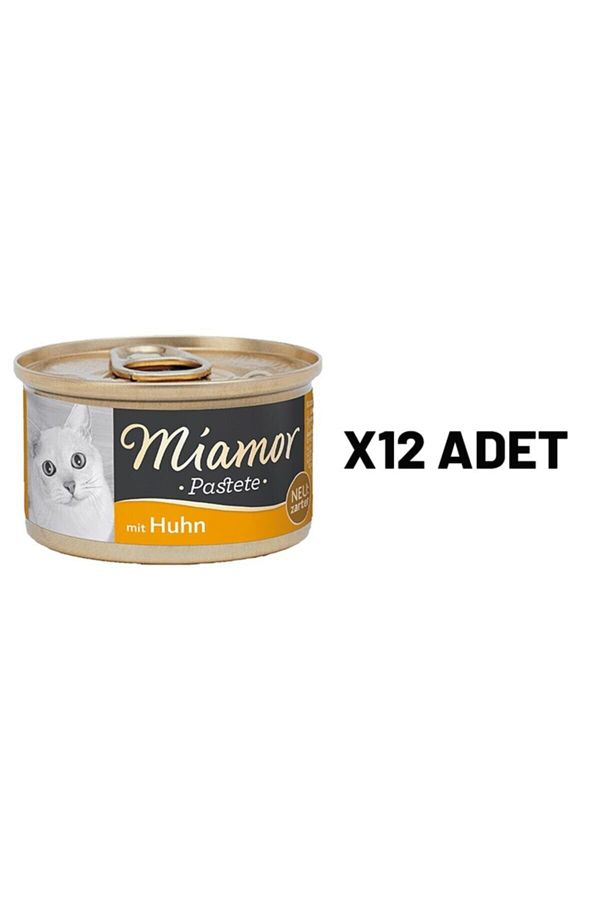 Mıamor Pastete Kedi Tavuklu 85 Gr X 12 Adet