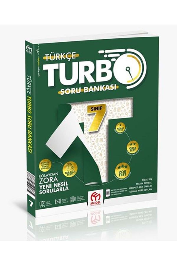 Model 7.sınıf Türkçe Soru Bankası Turbo 2023