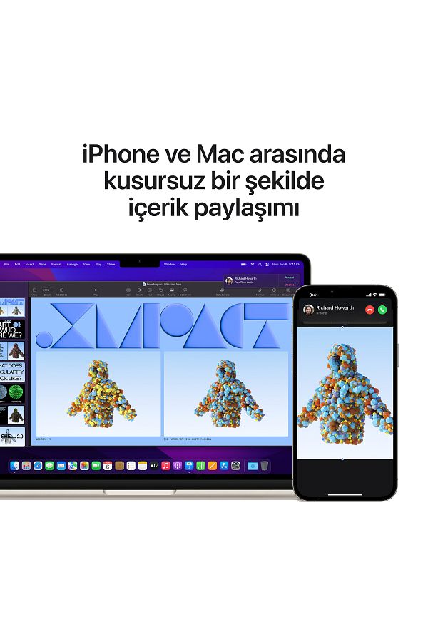 Apple Macbook Air M2 8c Cpu 10c Gpu 512gb Ssd 13" Yıldız Işığı Dizüstü Bilgisayar Mly23tu/a - Görsel 9