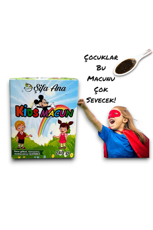 Kids Macun 240 g Kakao Bal Polen Propolis Karışımlı Macun