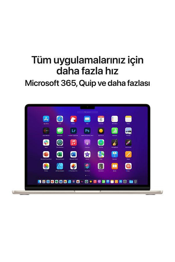 Apple Macbook Air M2 8c Cpu 10c Gpu 512gb Ssd 13" Yıldız Işığı Dizüstü Bilgisayar Mly23tu/a - Görsel 10