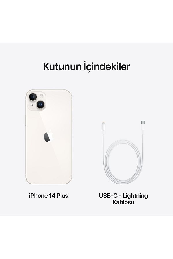 Apple iPhone 14 Plus 256 GB Yıldız Işığı - Görsel 10