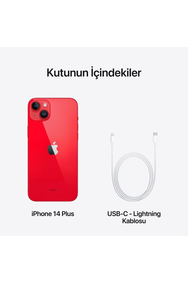 Apple iPhone 14 Plus 128 GB (PRODUCT)RED - Görsel 10