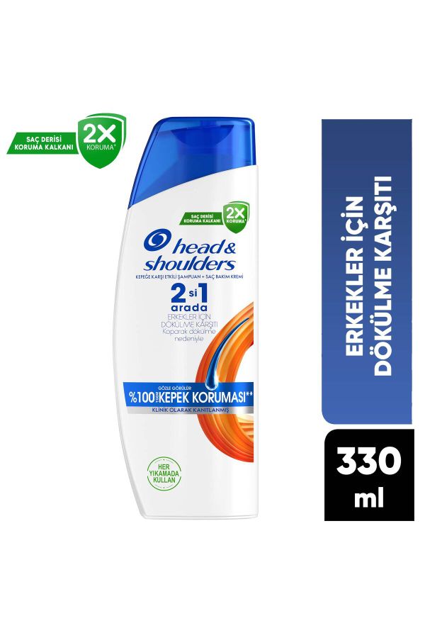 Şampuan Erkeklere Özel Saç Dökülmelerine Karşı Etkili 2in1 330 ml