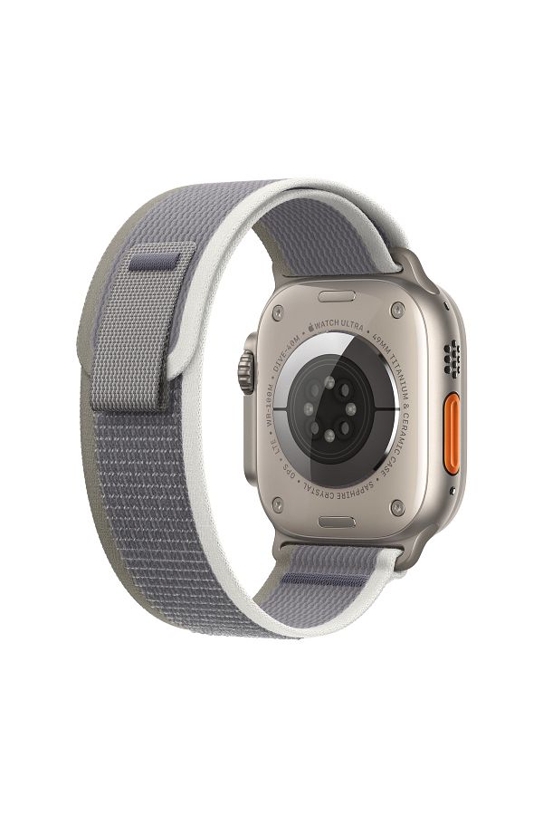Apple Watch Ultra 2 GPS + Cellular, 49mm Titanyum Kasa ve Yeşil/Gri Trail Loop - S/M - Görsel 3