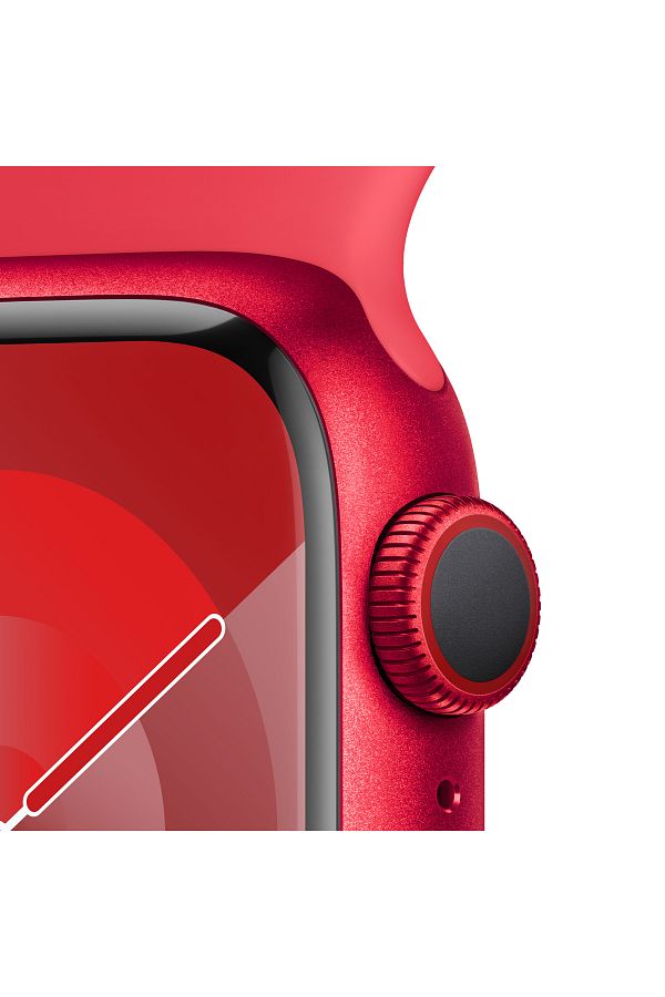 Apple Watch Series 9 GPS + Cellular 41mm (PRODUCT)RED Alüminyum Kasa ve (PRODUCT)RED Spor Kordon - M/L - Görsel 3