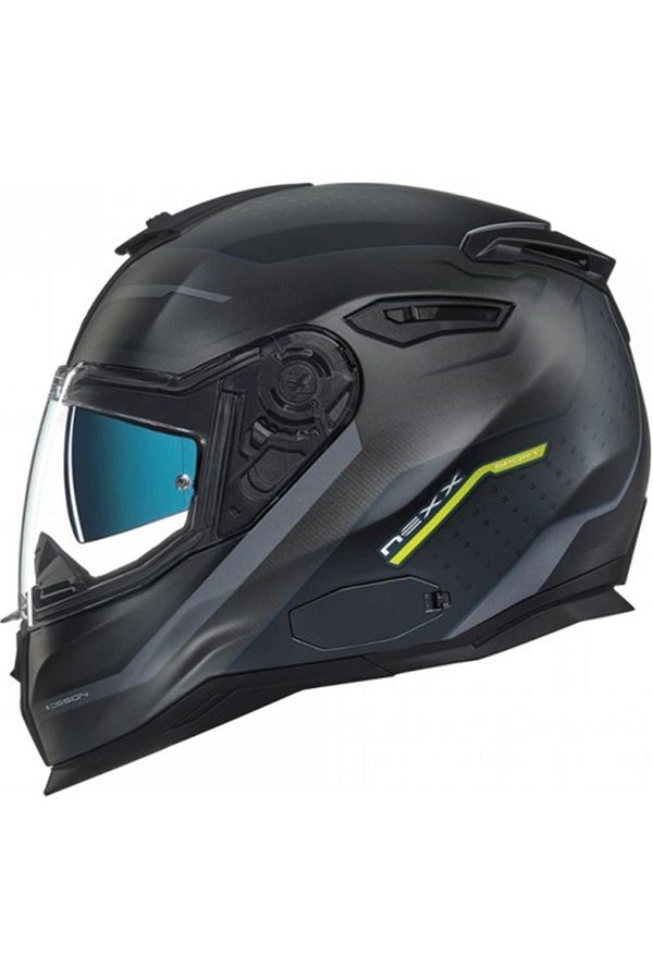 Sx.100 Mantık Mat Siyah Kask Can Motor