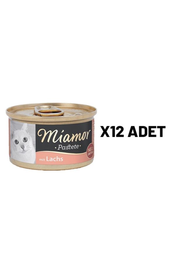 Mıamor Pastete Kedi Somonlu 85 Gr X 12 Adet