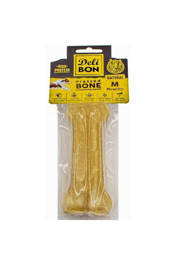 Deri Pres Kemik Natural 15 Cm/1ad