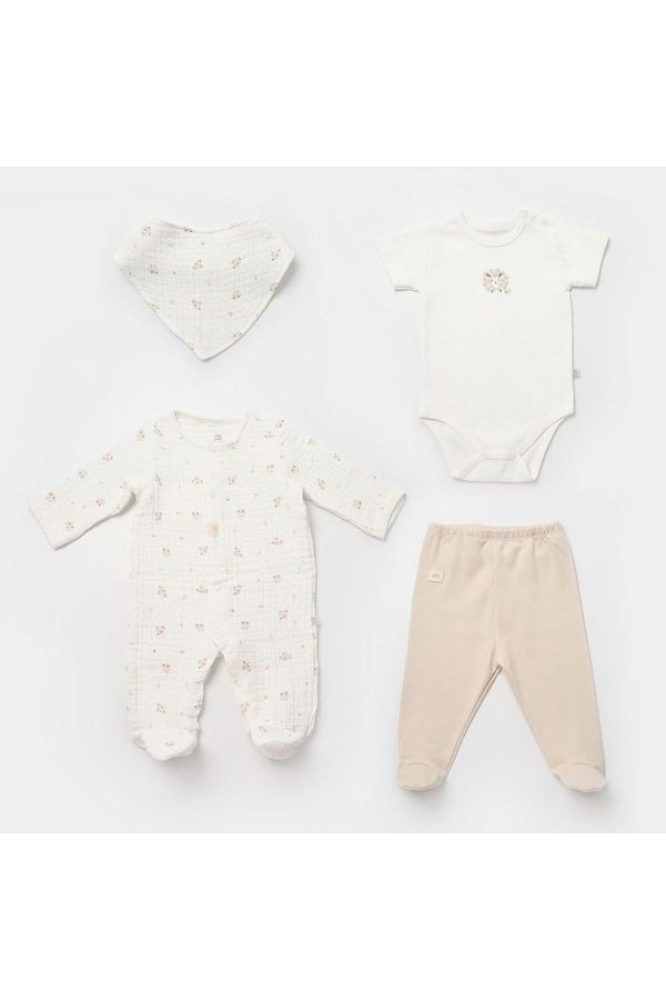 Lamb Friends 4'lü Tulumlu Tüllü Set 62348