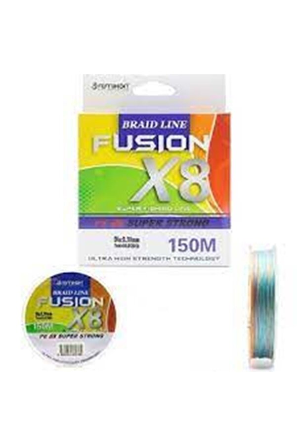 Fusion 150M X8 Multi Color İp Misina - 0.16 MM