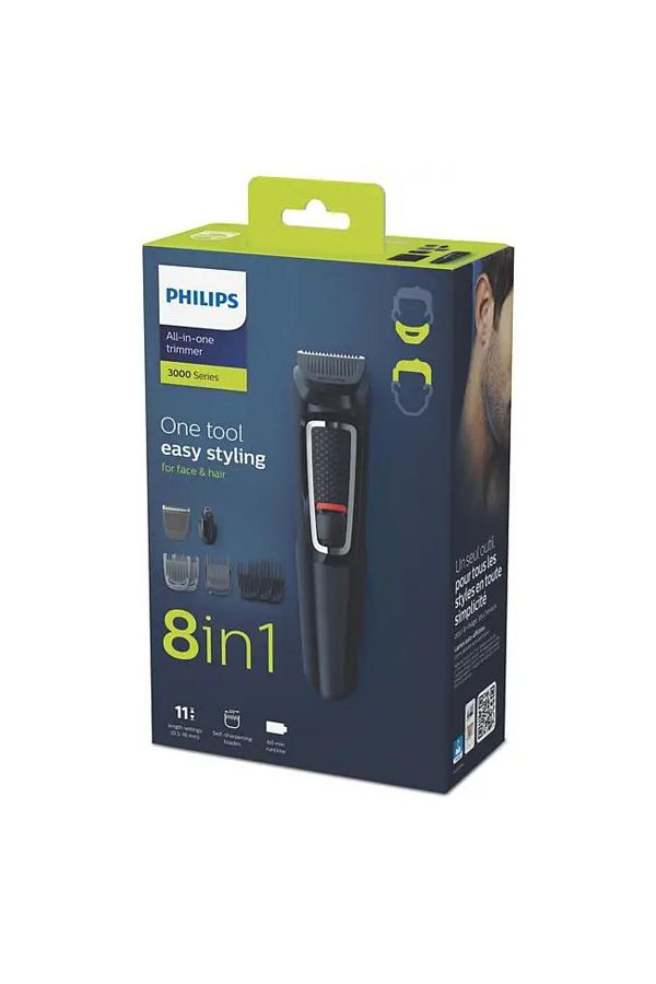 Philips MG3730/15 Multigroom 3000 Series 8 in 1 Erkek Bakım Kiti Çok Amaçlı Tıraş Makinesi - Görsel 2