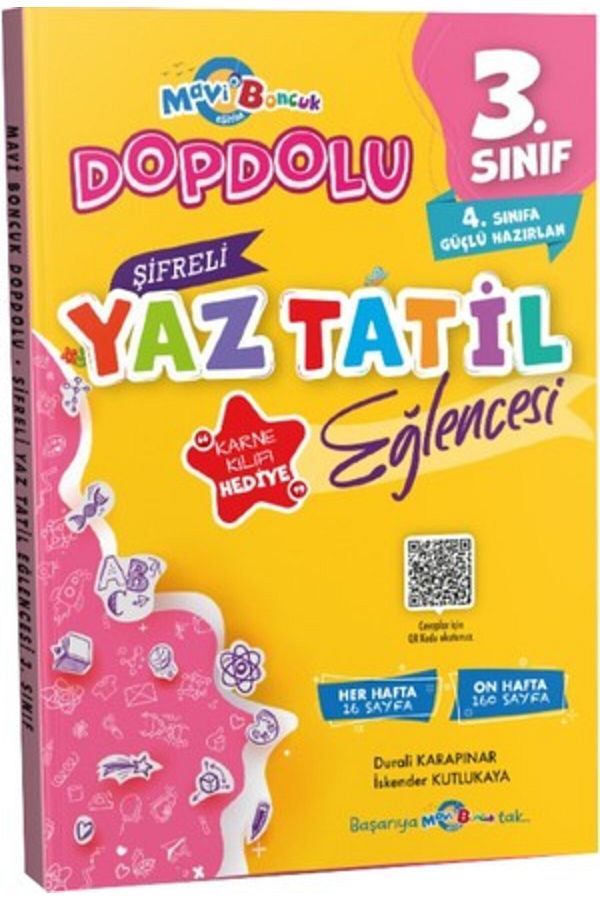 Mavi Boncuk 3. Sınıf Şifreli Yaz Tatil Eğlencesi 2023