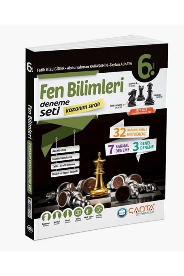 Çanta Yayınları 6. Sınıf Fen Bilimleri Kazanım Sıralı Deneme Seti