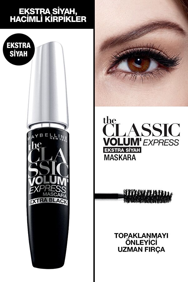 Hacim Veren Siyah Maskara - Volum' Express Classic Extra Black Mascara 3600531516512_3