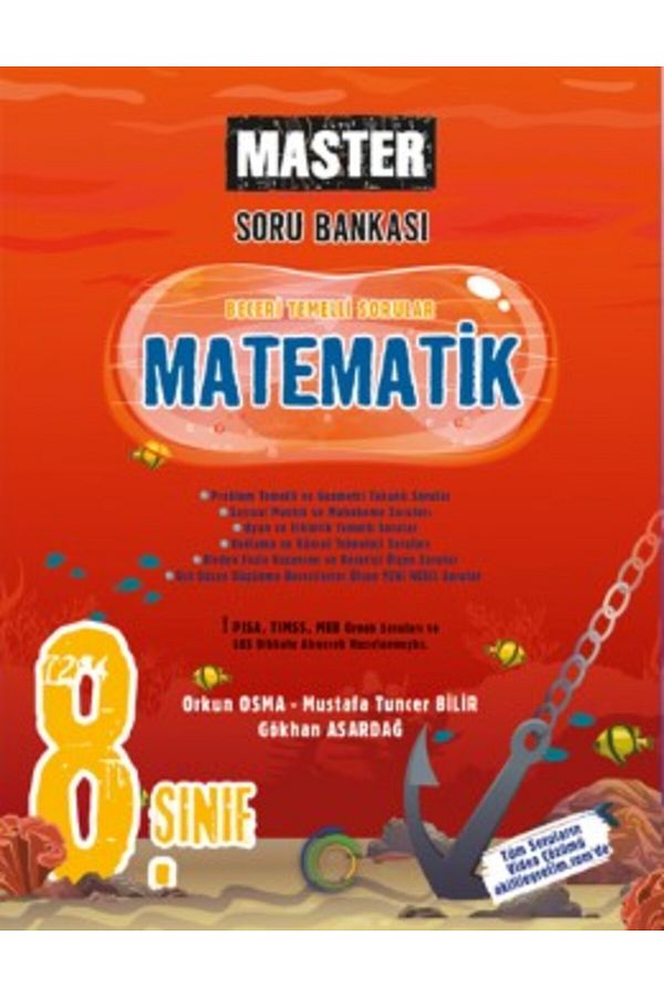 8. Sınıf Master Matematik Soru Bankası