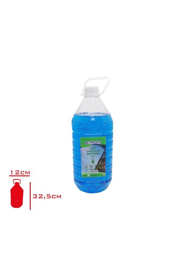 EVMONİ CAM SUYU 3 LT -3 DERECE ANTİFİRİZLİ