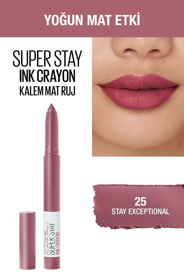 Kalem Ruj - Sw Superstay Ink Crayon 25 Stay Exceptional_1