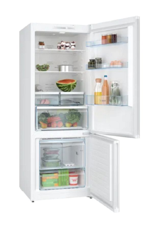 Bosch KGN55VWE0N 483 L Serie 4 Alttan Donduruculu Buzdolabı 186 x 70 cm Beyaz - Görsel 2