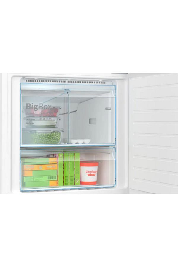 Bosch KGN55VWE0N 483 L Serie 4 Alttan Donduruculu Buzdolabı 186 x 70 cm Beyaz - Görsel 6