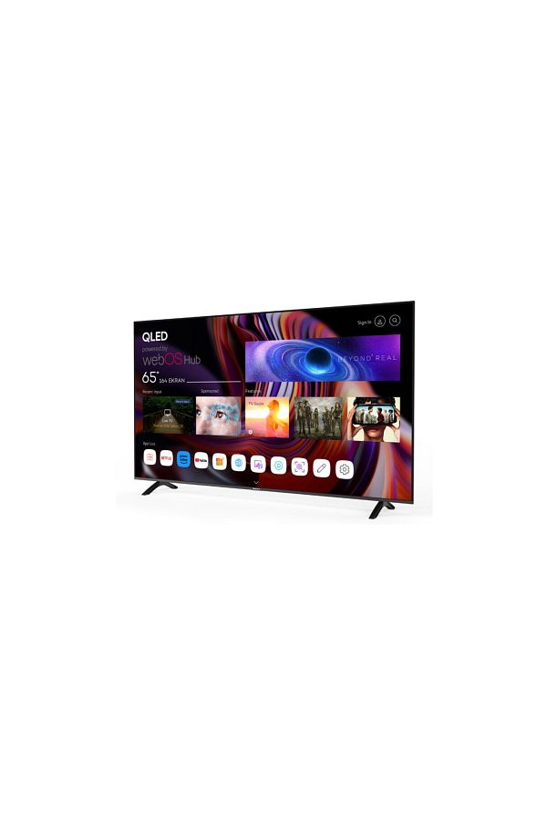 Sunny SN65QMN252 65'' 165 Ekran Frameless UHD 4K WebOS 2.0 QLED TV - Görsel 2