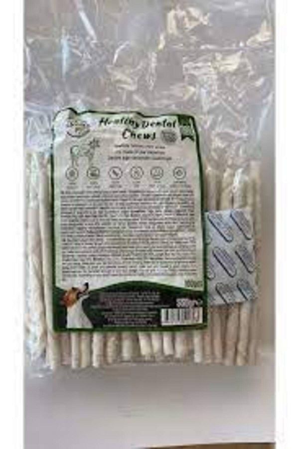 Healty Dental Chews Natural Burgu Kemik 13cm100lü 550gr