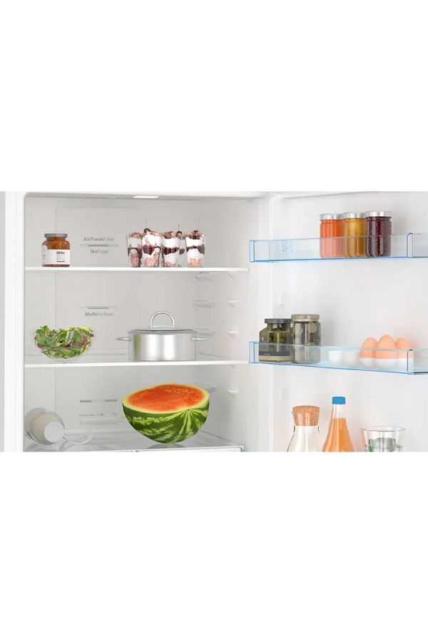 Bosch KGN55VWE0N 483 L Serie 4 Alttan Donduruculu Buzdolabı 186 x 70 cm Beyaz - Görsel 4