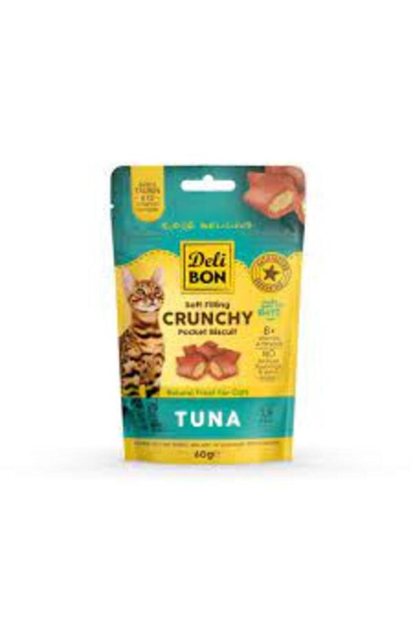 DELİBON CHRUNCHY İÇİ DOLGULU ÖDÜL BİSKÜVİSİ TUNALI 60GR