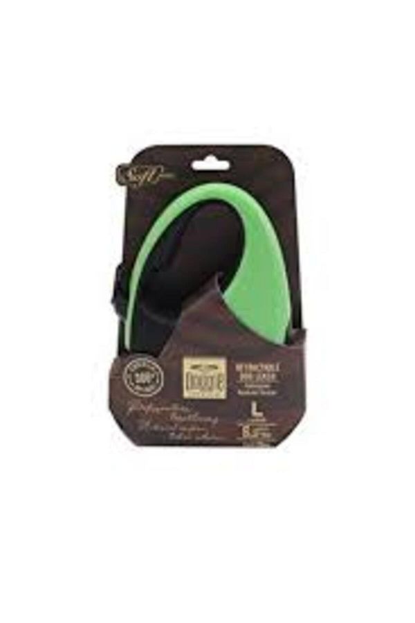 DOGGİE OTOMATİK UZATMA TASMASI SOFT SERİ YEŞİL 12KG/3MT